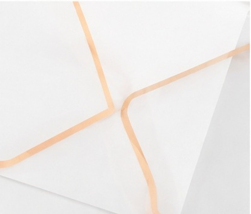 Letter Envelope Kraft - 10 enveloppes pour invitations de mariage,