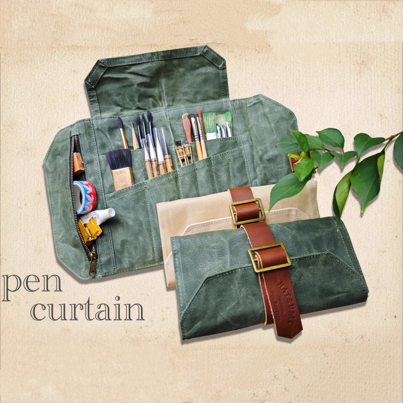 Pen Pouch Roll - Rideau de stylo en toile imperméable