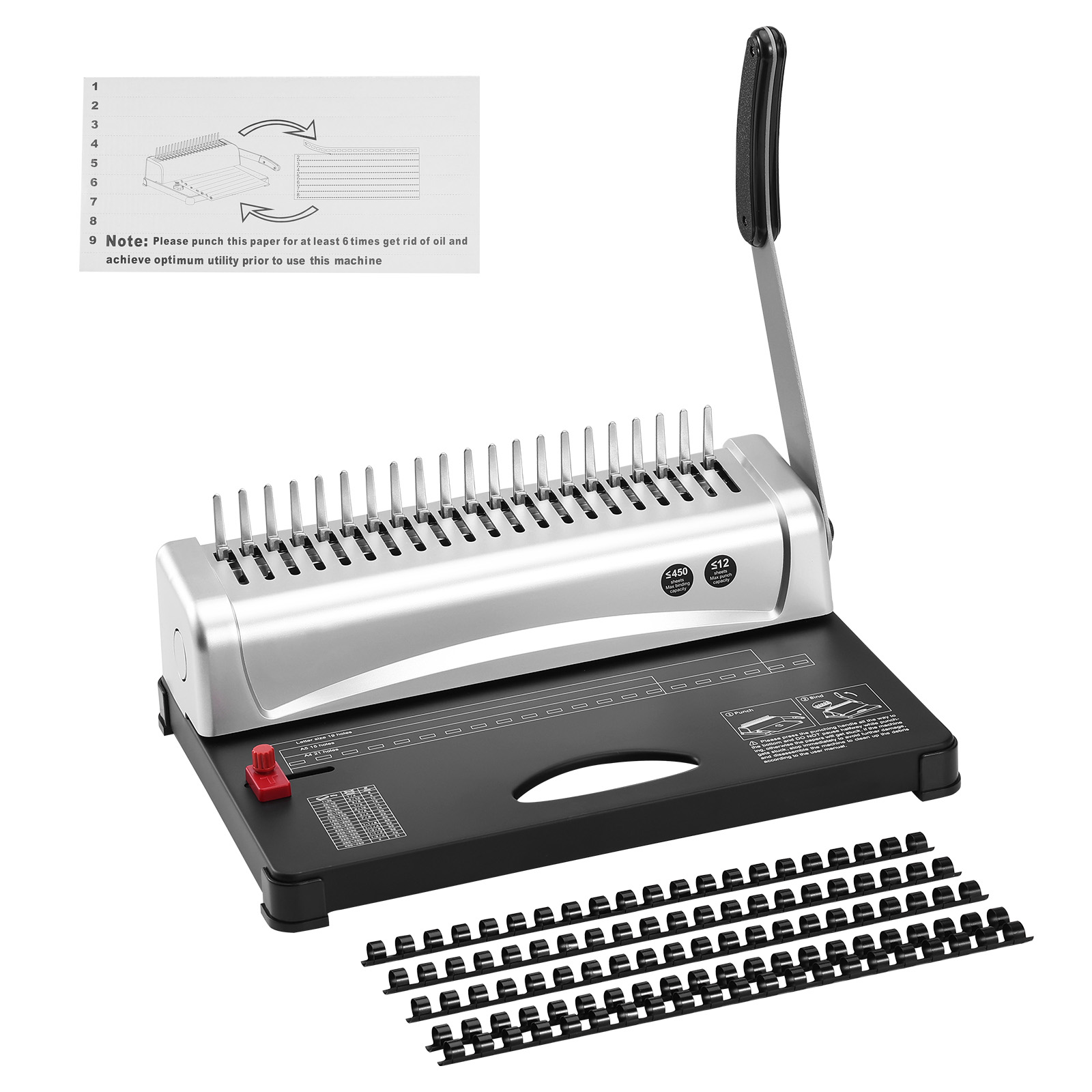 Binding Comb Plastic - VEVOR Machine à relier, machine à