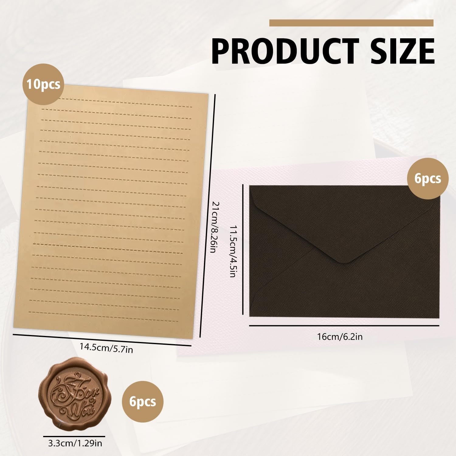 Ensemble de papier à écrire vi - Letter Envelope Kraft avis et prix