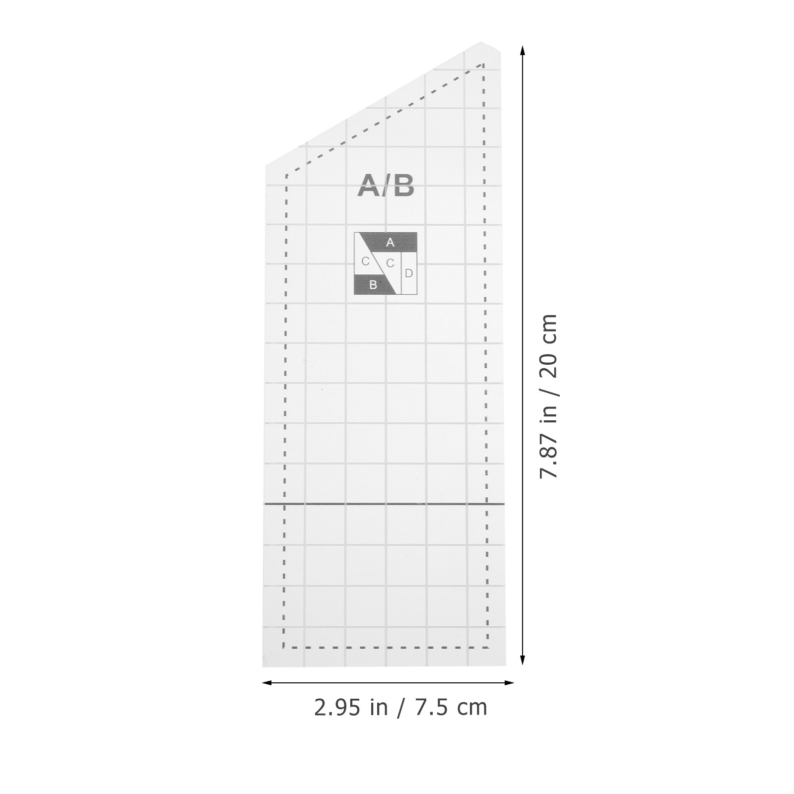 1 ensemble de gabarits de quil - Ruler Set Transparent avis et prix
