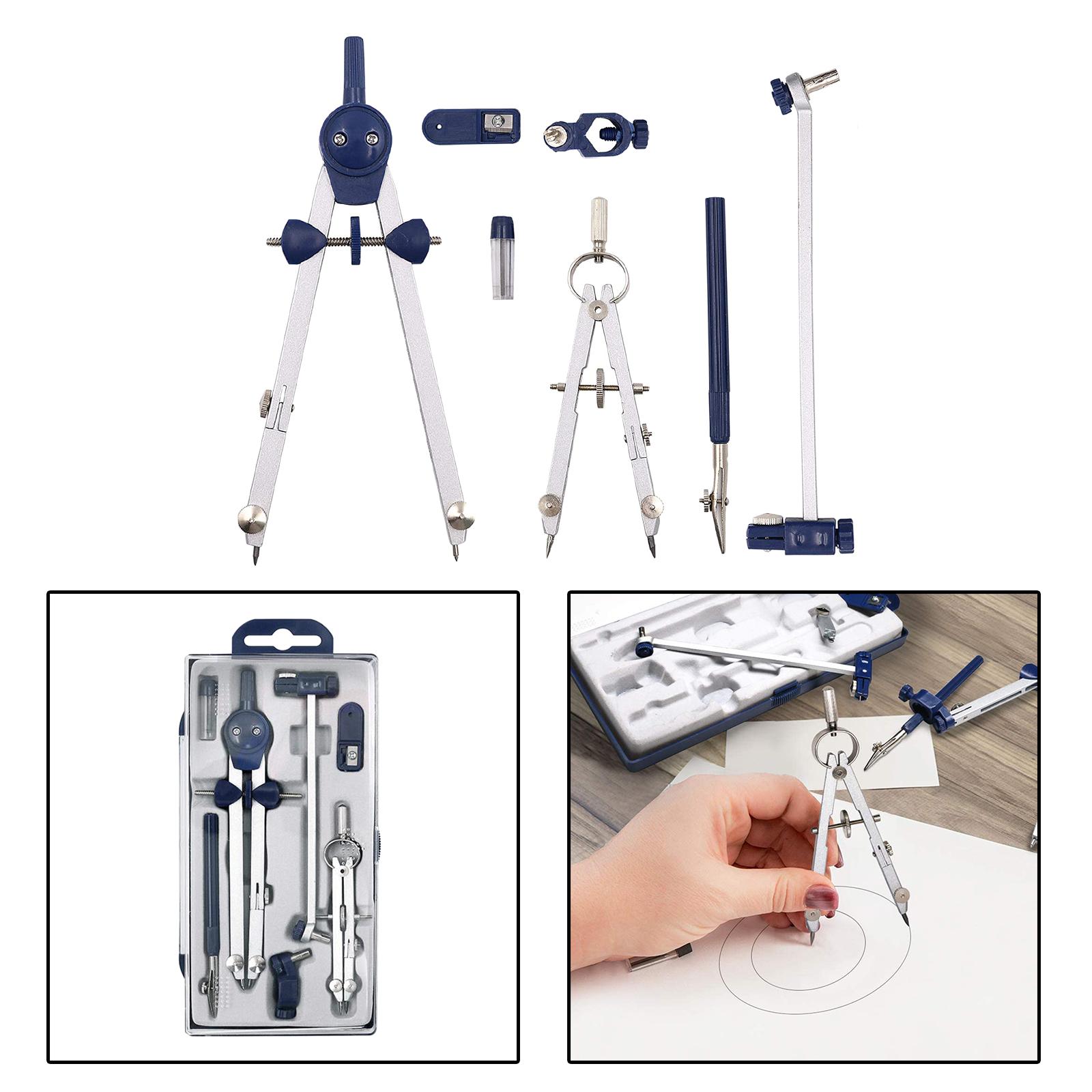Ensemble de géométrie 7 pièces - Compass Geometry Set avis et prix