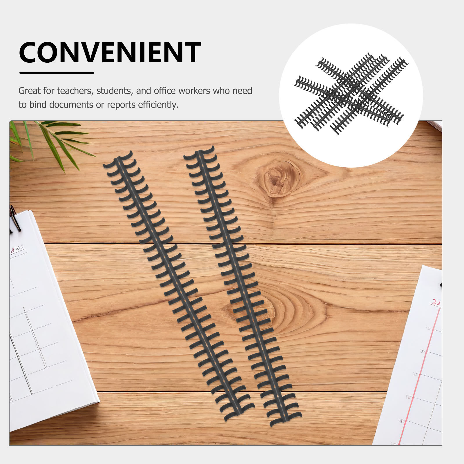 20 pièces, anneaux de reliure  - Binding Comb Plastic avis et prix