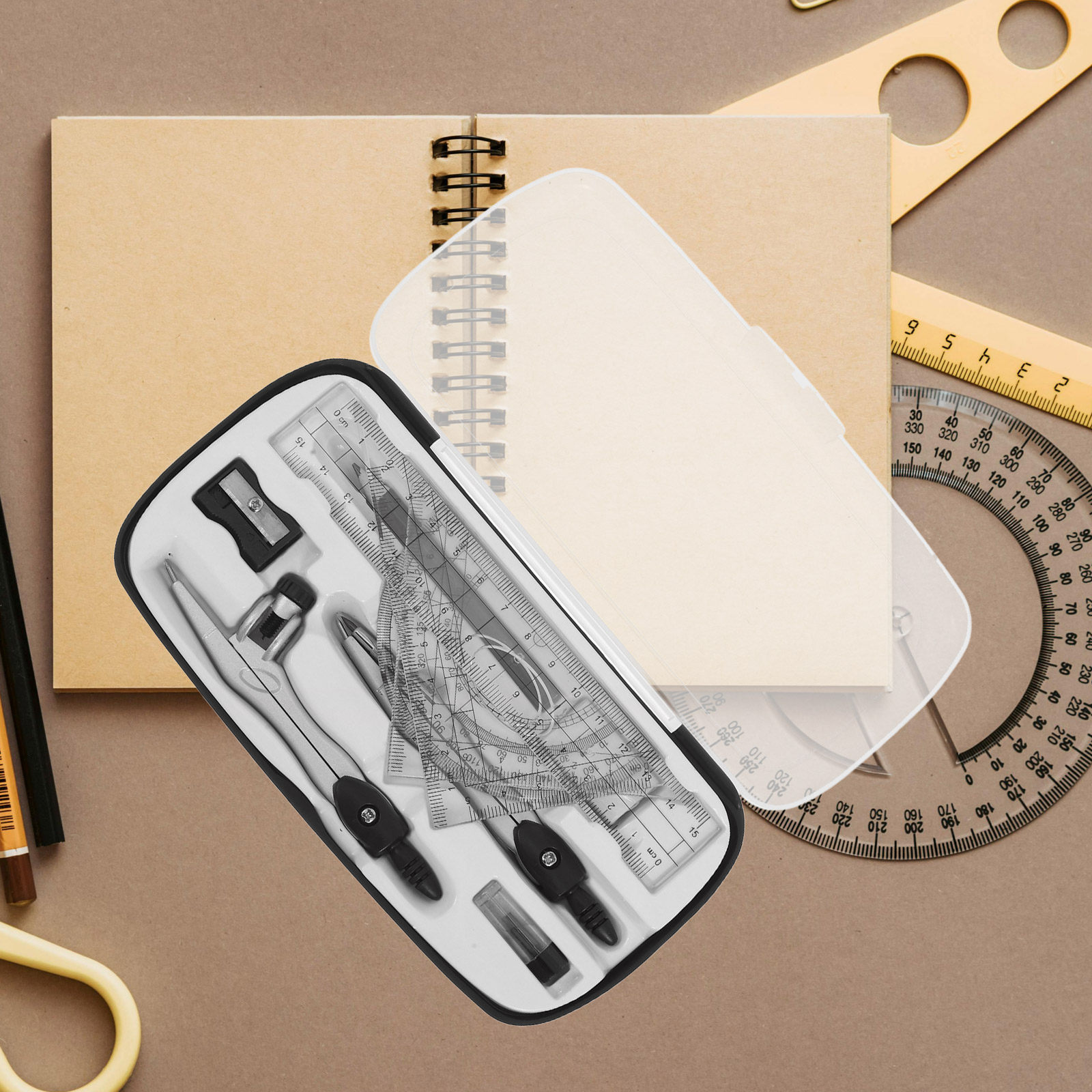 1 ensemble de matériel de dess - Compass Geometry Set avis et prix