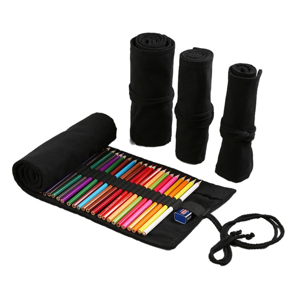 Étui à stylos en toile noir ép - Pen Pouch Roll avis et prix