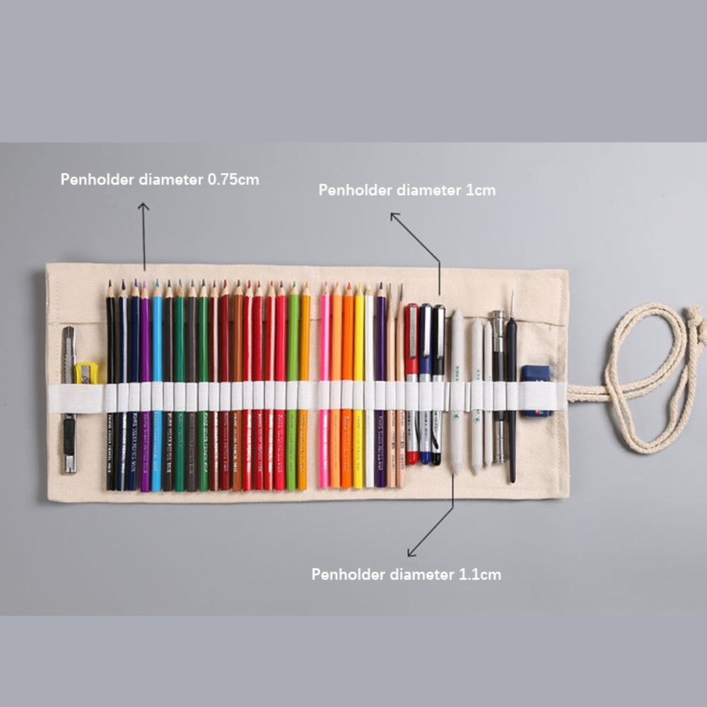 Étui à stylos en toile noir ép - Pen Pouch Roll avis et prix