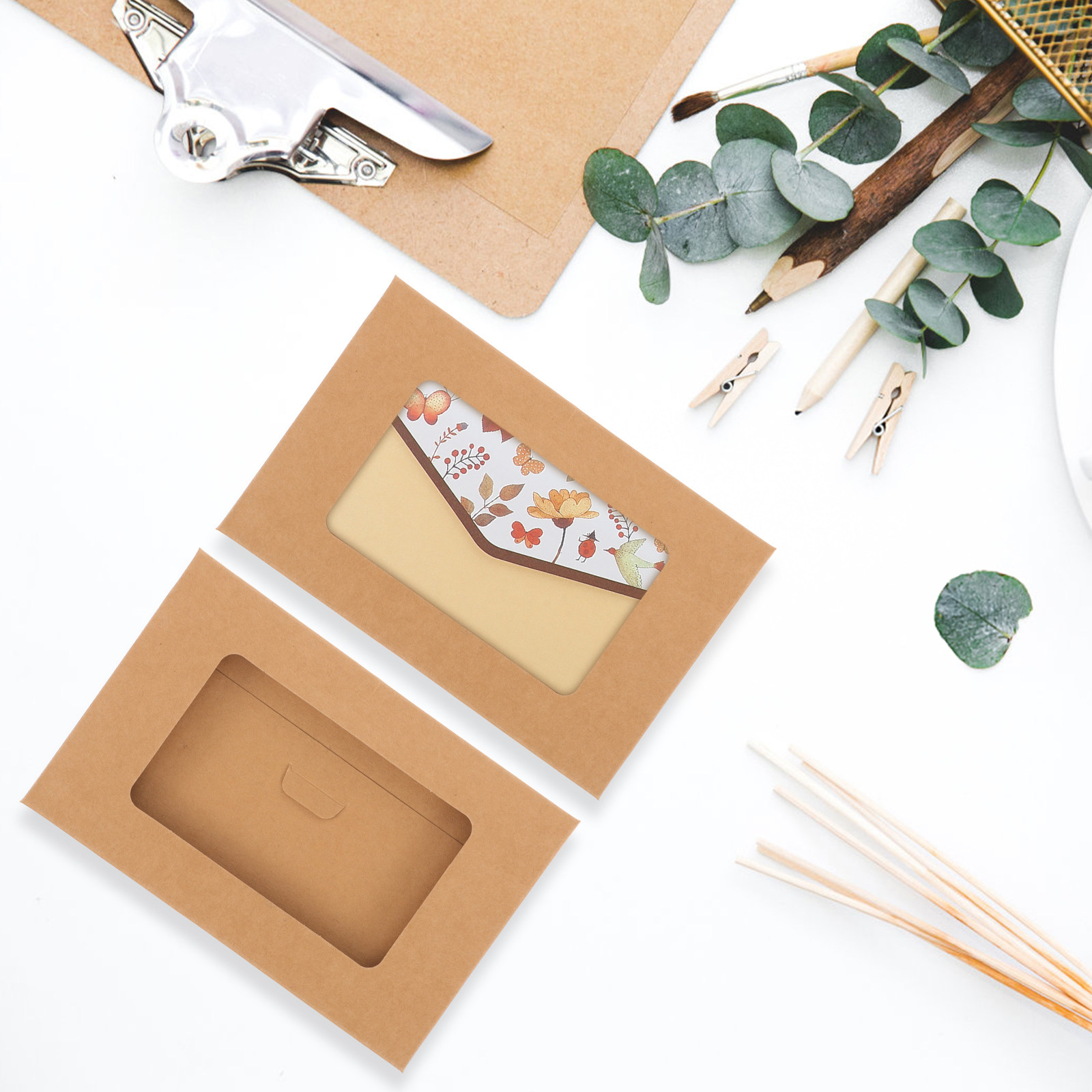 10 boîtes pour cartes postales - Letter Envelope Kraft avis et prix
