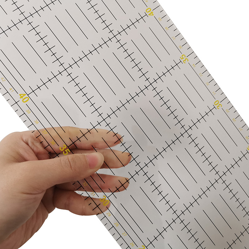 Règle alignée en Patchwork acr - Ruler Set Transparent avis et prix
